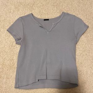 Brandy Melville blue short sleeve, womens one size